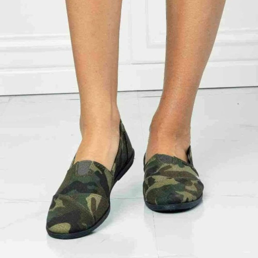 Forever Link Slip On Shoe In Camo Brand New size 8.5